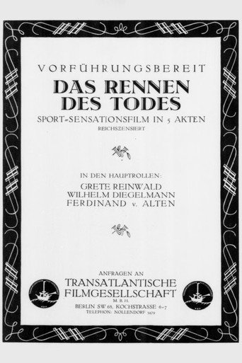 Das Rennen des Todes movie poster