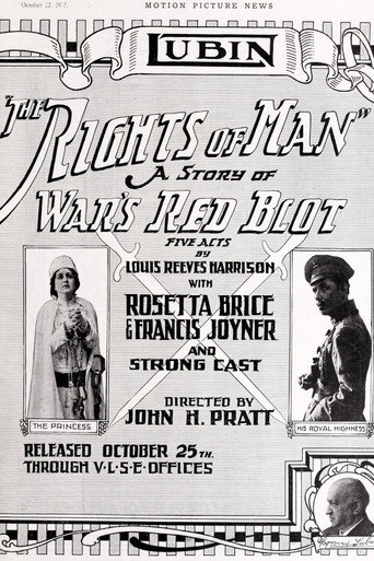 The Rights of Man: A Story of War's Red Blotch movie poster