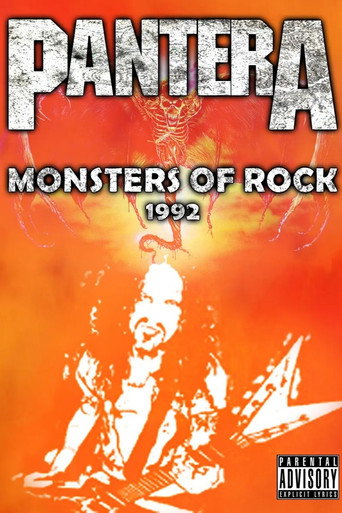 Pantera: Live at Monsters of Rock Italy movie poster