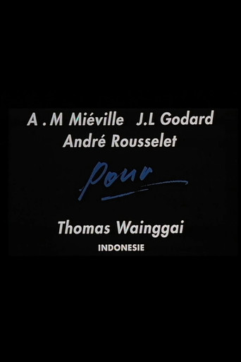 For Thomas Wainggai movie poster
