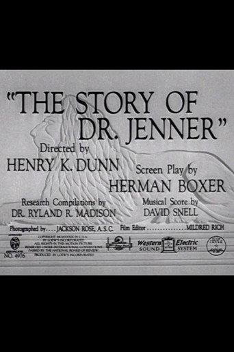 The Story of Dr. Jenner movie poster