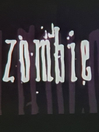 Zombie movie poster