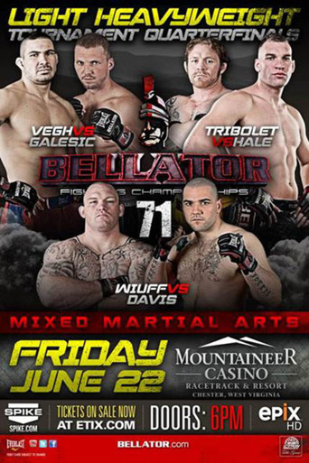 Bellator 71 movie poster