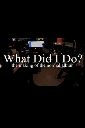 What Did I Do? (The Making of The Normal Album) movie poster