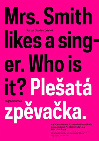 Plešatá zpěvačka movie poster