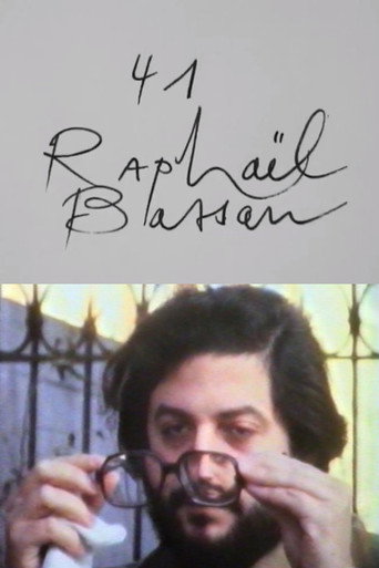 Cinématon n°41 : Raphaël Bassan movie poster