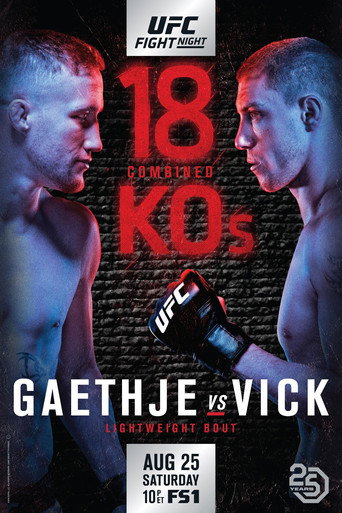 UFC Fight Night 135: Gaethje vs. Vick movie poster
