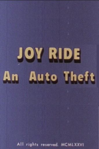 Joy Ride: An Auto Theft movie poster