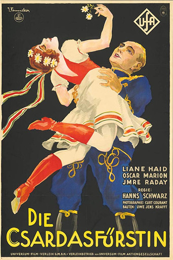 Die Czardasfürstin movie poster