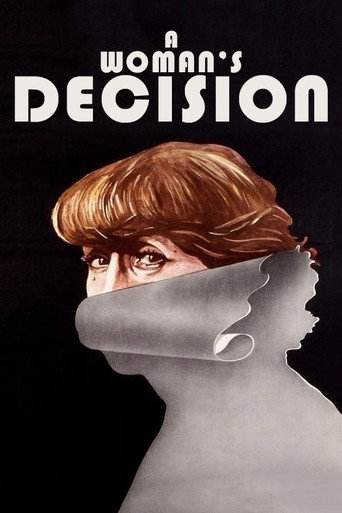 A Woman's Decision movie poster