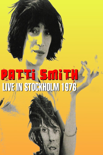 Patti Smith Live in Stockholm 1976 movie poster