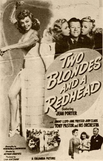 Two Blondes and a Redhead movie poster