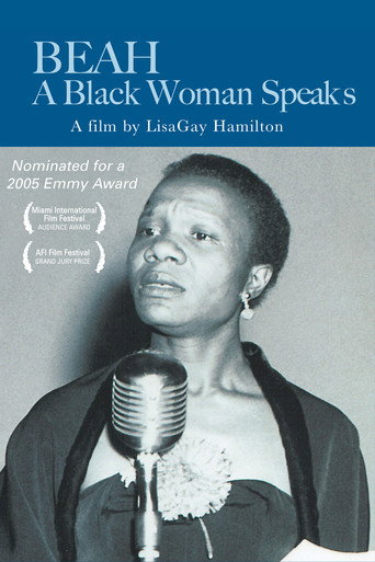 Beah: A Black Woman Speaks movie poster