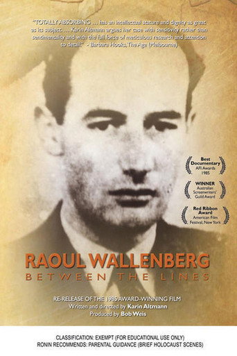 Raoul Wallenberg: Between The Lines movie poster