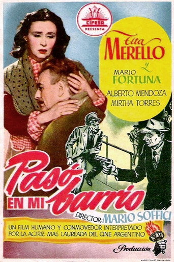 Pasó en mi barrio movie poster