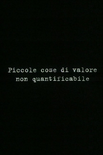 Small things of unquantifiable value movie poster