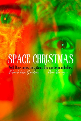 Space Christmas movie poster