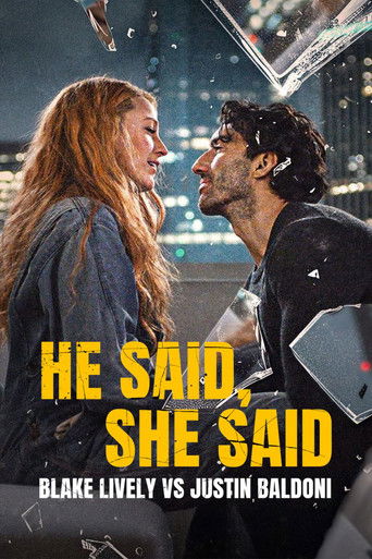 He Said, She Said: Blake Lively vs Justin Baldoni movie poster