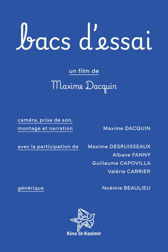 Bacs d'essai movie poster