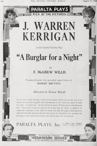 A Burglar for a Night movie poster