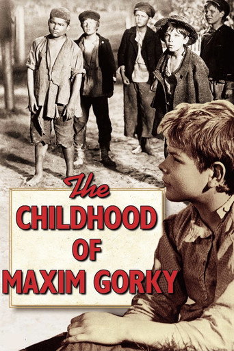 The Childhood of Maxim Gorky movie poster