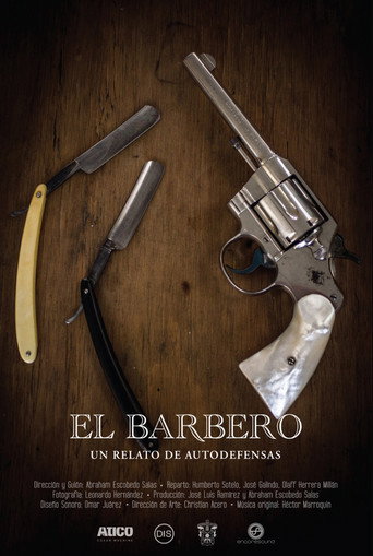 The barber, a story about autodefense groups movie poster