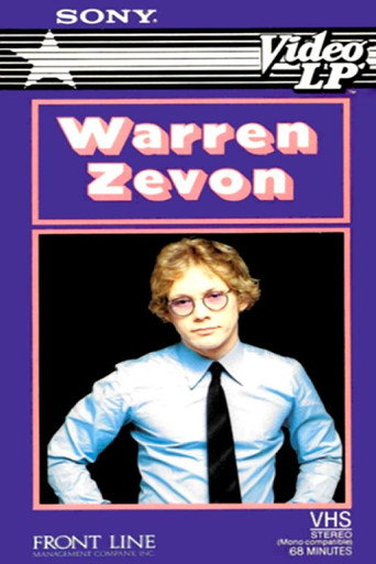 Warren Zevon: Live on MTV movie poster