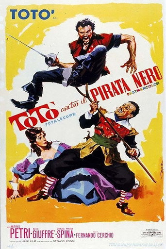Totò versus the Black Pirate movie poster