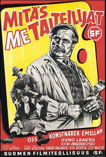Mitäs me taiteilijat movie poster