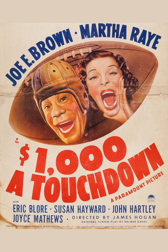 $1,000 a Touchdown movie poster