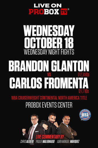 Brandon Glanton vs. Carlos Fromenta movie poster