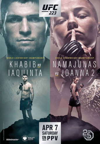 UFC 223: Khabib vs. Iaquinta movie poster