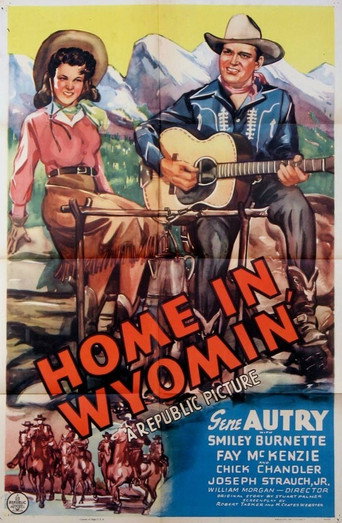 Home in Wyomin' movie poster