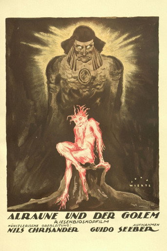 Alraune and the Golem movie poster