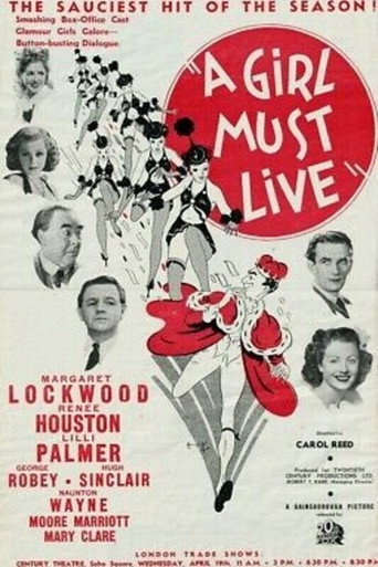 A Girl Must Live movie poster