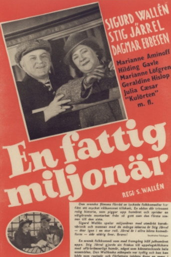 En fattig miljonär movie poster