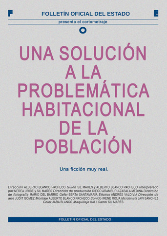 Una solución a la problemática habitacional de la población movie poster