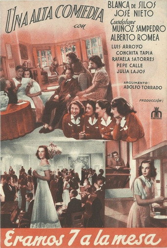 Éramos 7 a la mesa movie poster