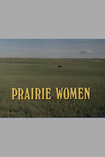 Prairie Women movie poster