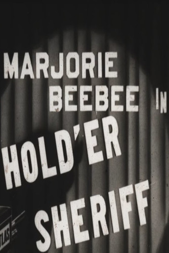 Hold 'er Sheriff movie poster