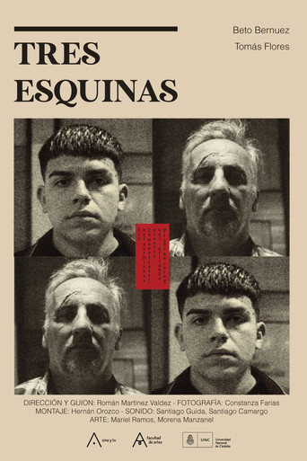 Tres esquinas movie poster