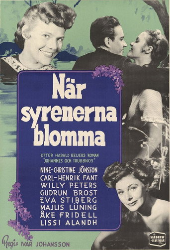När syrenerna blomma movie poster