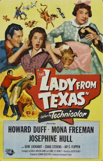 The Lady from Texas movie poster