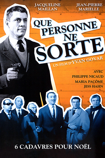 Que personne ne sorte movie poster