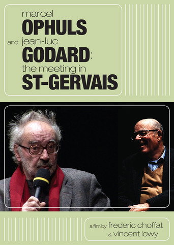 Marcel Ophuls and Jean-Luc Godard: The Meeting in St-Gervais movie poster