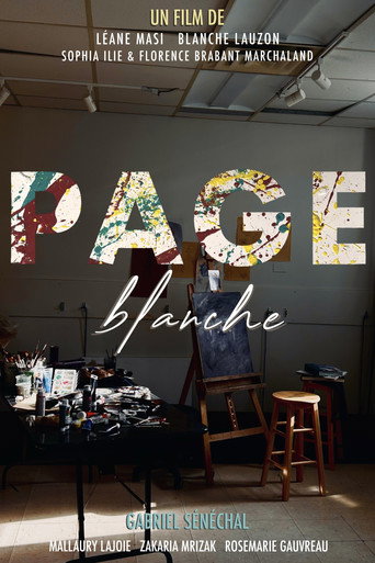 Page blanche movie poster