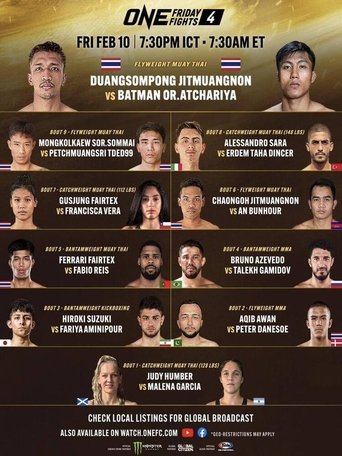 ONE Friday Fights 4: Duangsompong vs. Batman movie poster