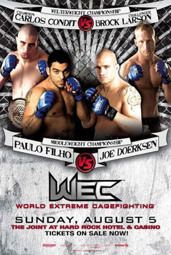 WEC 29: Condit vs. Larson movie poster