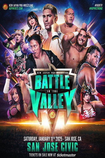 NJPW Battle in the Valley 2025 movie poster