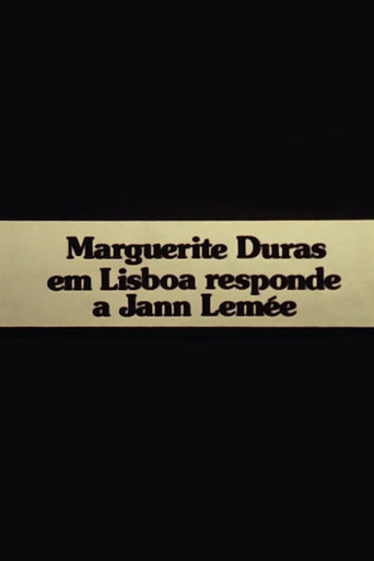 Mulher a Mulher: Interview with Marguerite Duras by Yann Lemée movie poster